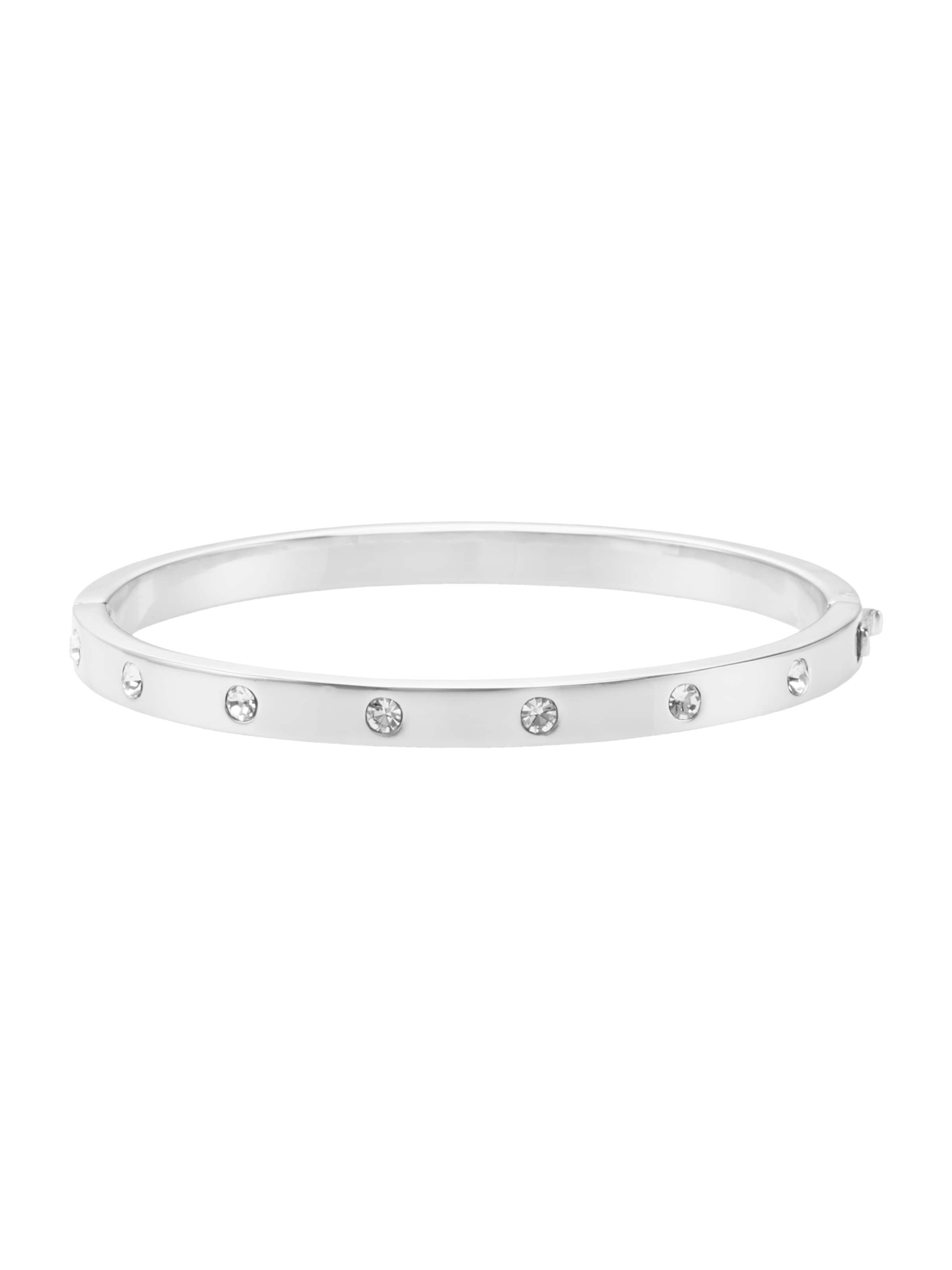 Kate Spade Bracelet 'Set In Stone Armreif Mit Scharnier' in Silver: front