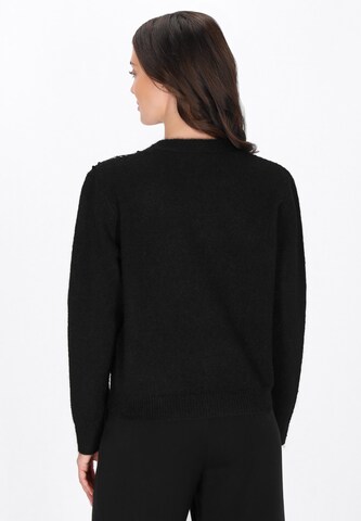 FELIPA Knit cardigan in Black