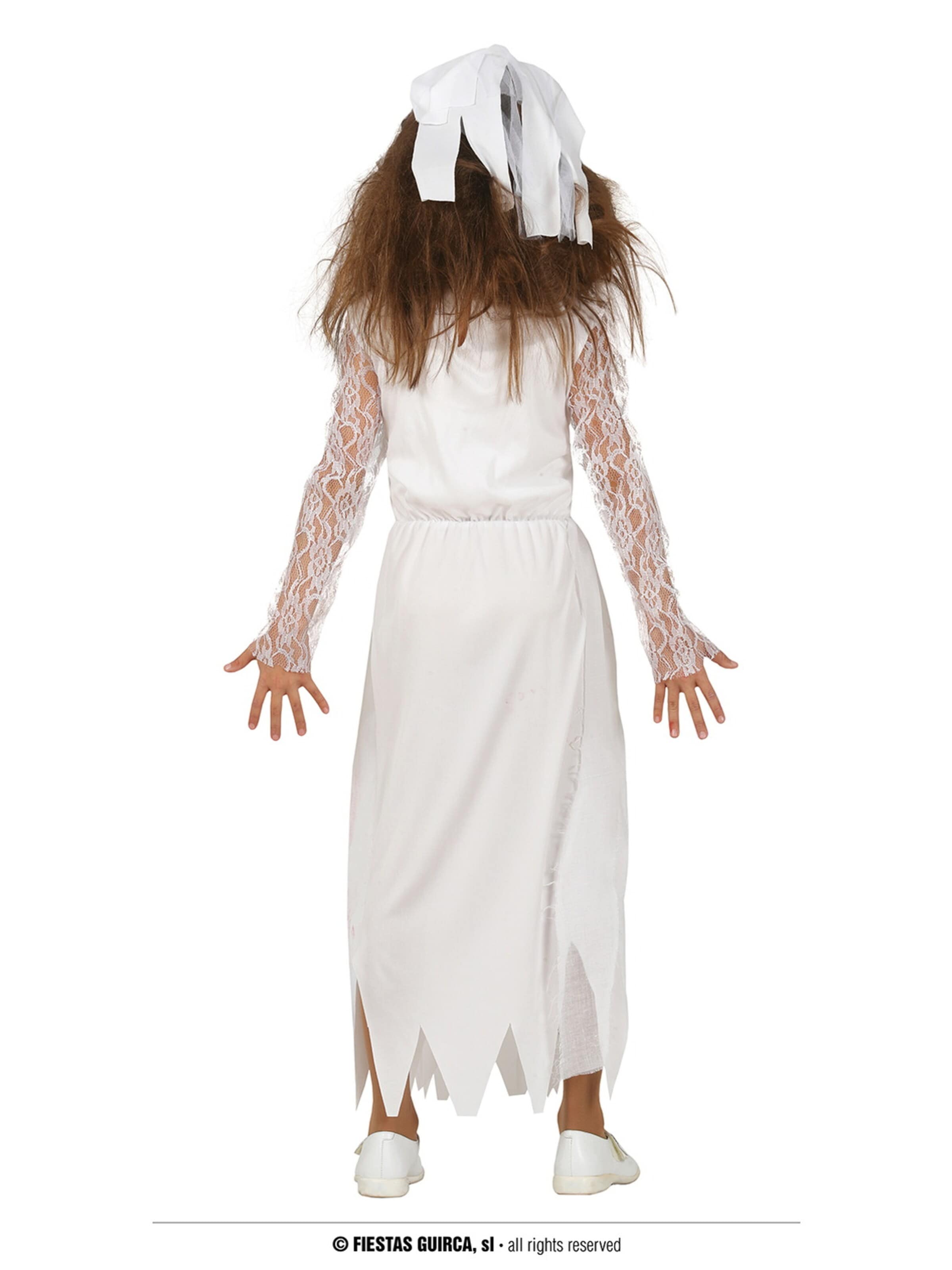 FreakyFits Kleid 'Halloween Geist'‌‌‌‌‌‌‌‌‌ in Weiß