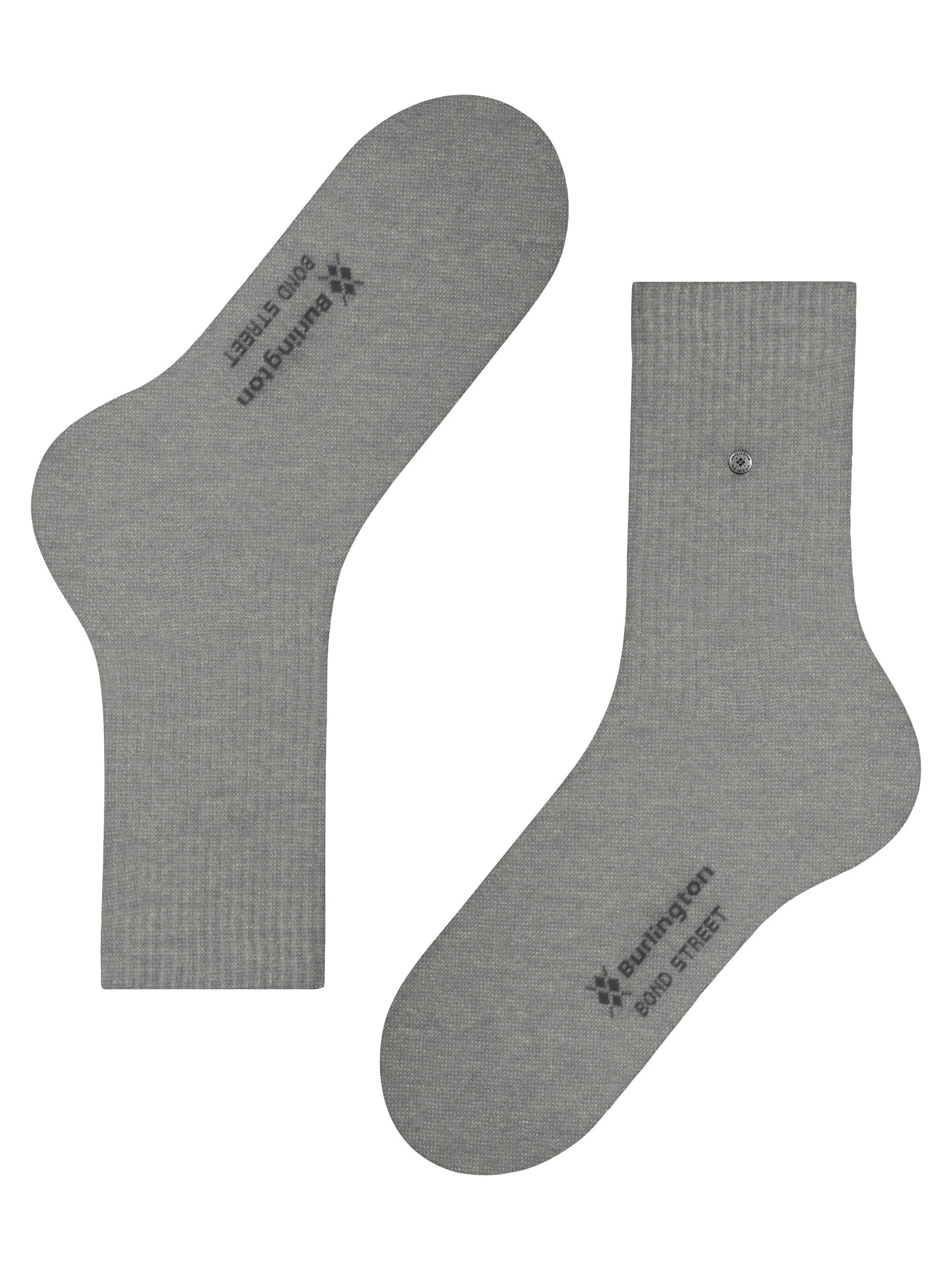 BURLINGTON Socks 'Bond Street' in Grey