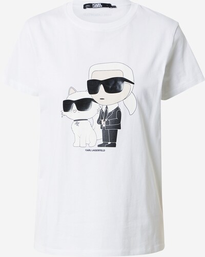 Karl Lagerfeld Shirt 'Ikonik 2.0' in Cream / Black / Off white / natural white, Item view