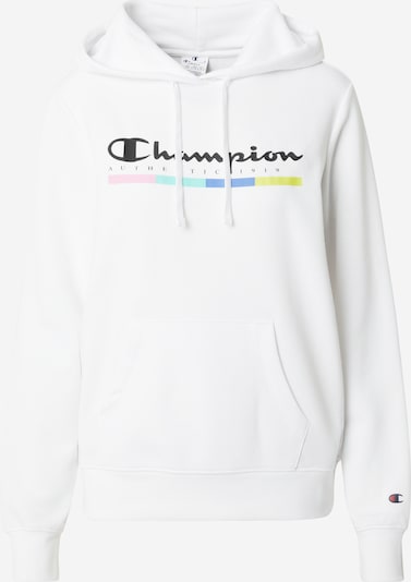 Champion Authentic Athletic Apparel Sweat-shirt en jaune / rose / noir / blanc, Vue avec produit