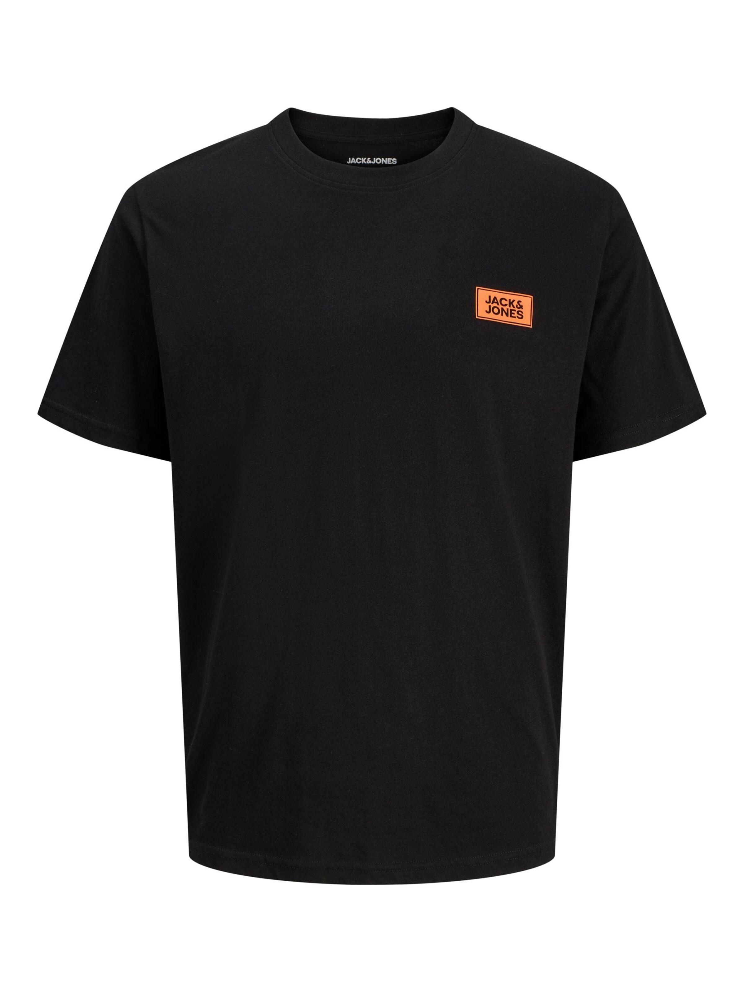 JACK & JONES T-Shirt 'JJRUSH' in Schwarz: Vorderseite
