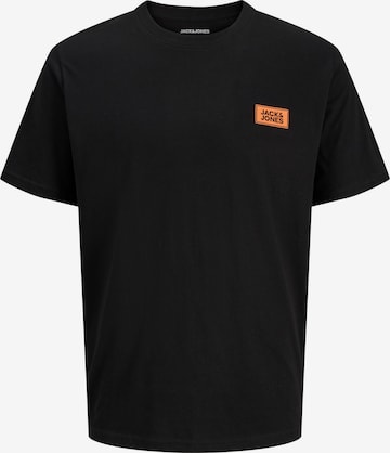 JACK & JONES Póló 'JJRUSH' - fekete: elől