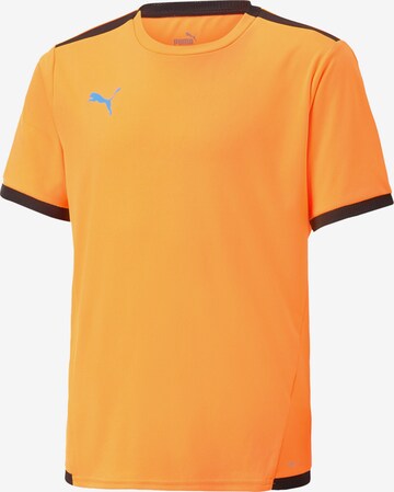 PUMA Performance Shirt 'TeamLiga' in Orange: front