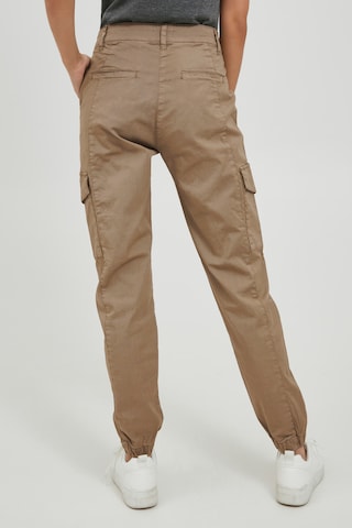 Oxmo Tapered Cargobroek in Beige