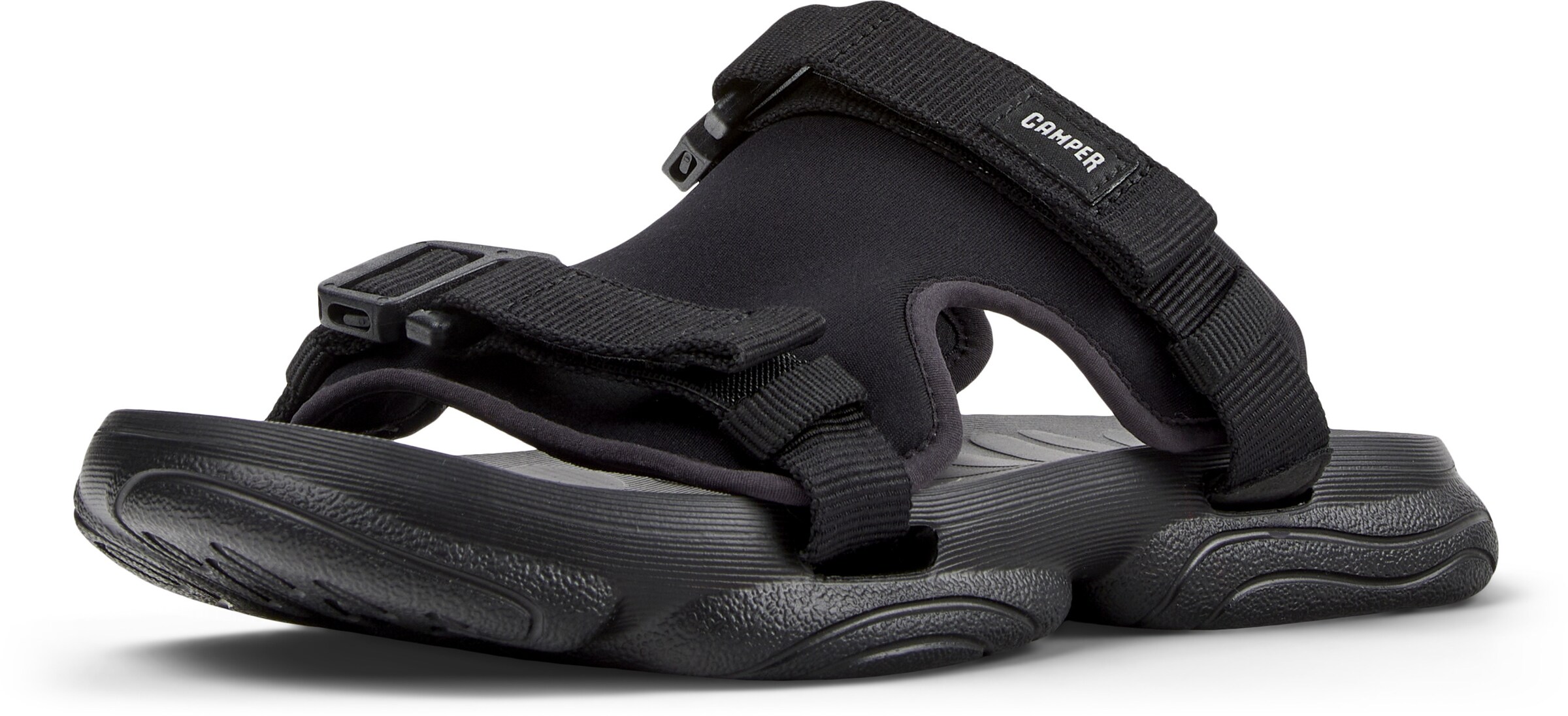 CAMPER Sandalen ' Karst Sandal ' in Zwart: voorkant