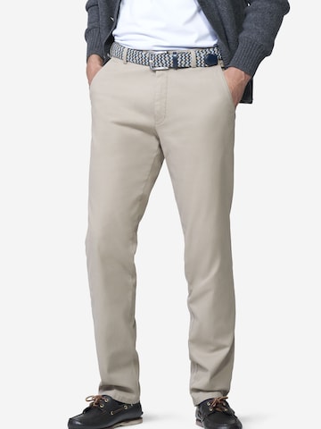 Regular Pantalon chino 'Bonn 2-5627' MEYER en beige : devant