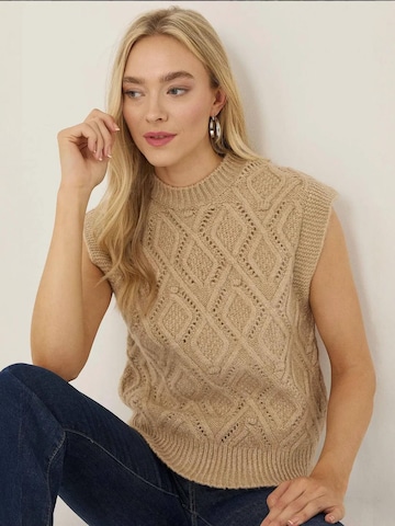 Hiccup Vest in Beige