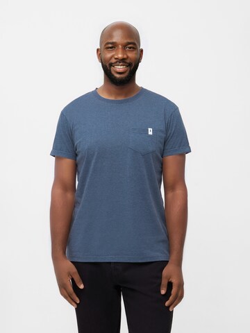 NIKIN Shirt 'TreeShirt Pocket' in Blue: front