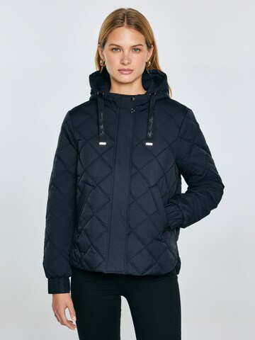 BIG STAR Tussenjas 'WYNTERINA' in Zwart: voorkant