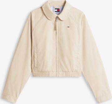 smėlio Tommy Jeans Demisezoninė striukė: priekis