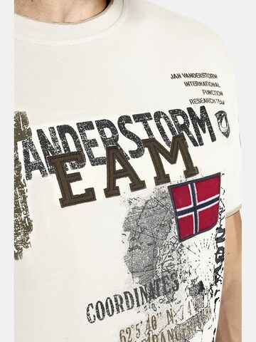 T-Shirt 'Sölve' Jan Vanderstorm en blanc