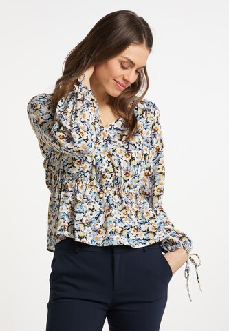 Usha Blouse in Blue: front