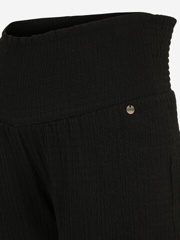 Regular Pantalon 'Crepe' LOVE2WAIT en noir
