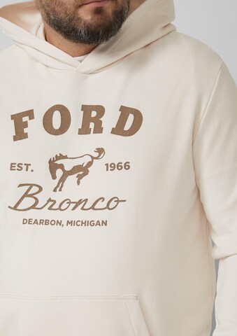 s.Oliver Men Big Sizes Sweatshirt in Beige