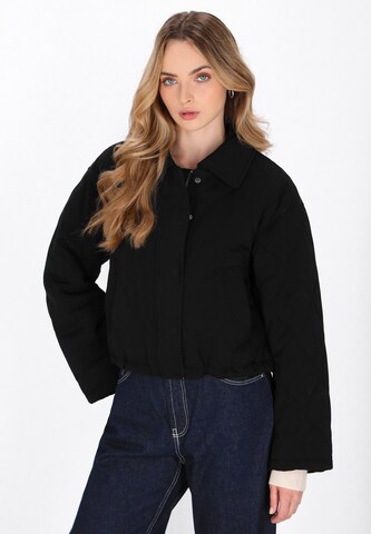Veste mi-saison 'Vintage' DreiMaster Vintage en noir : devant