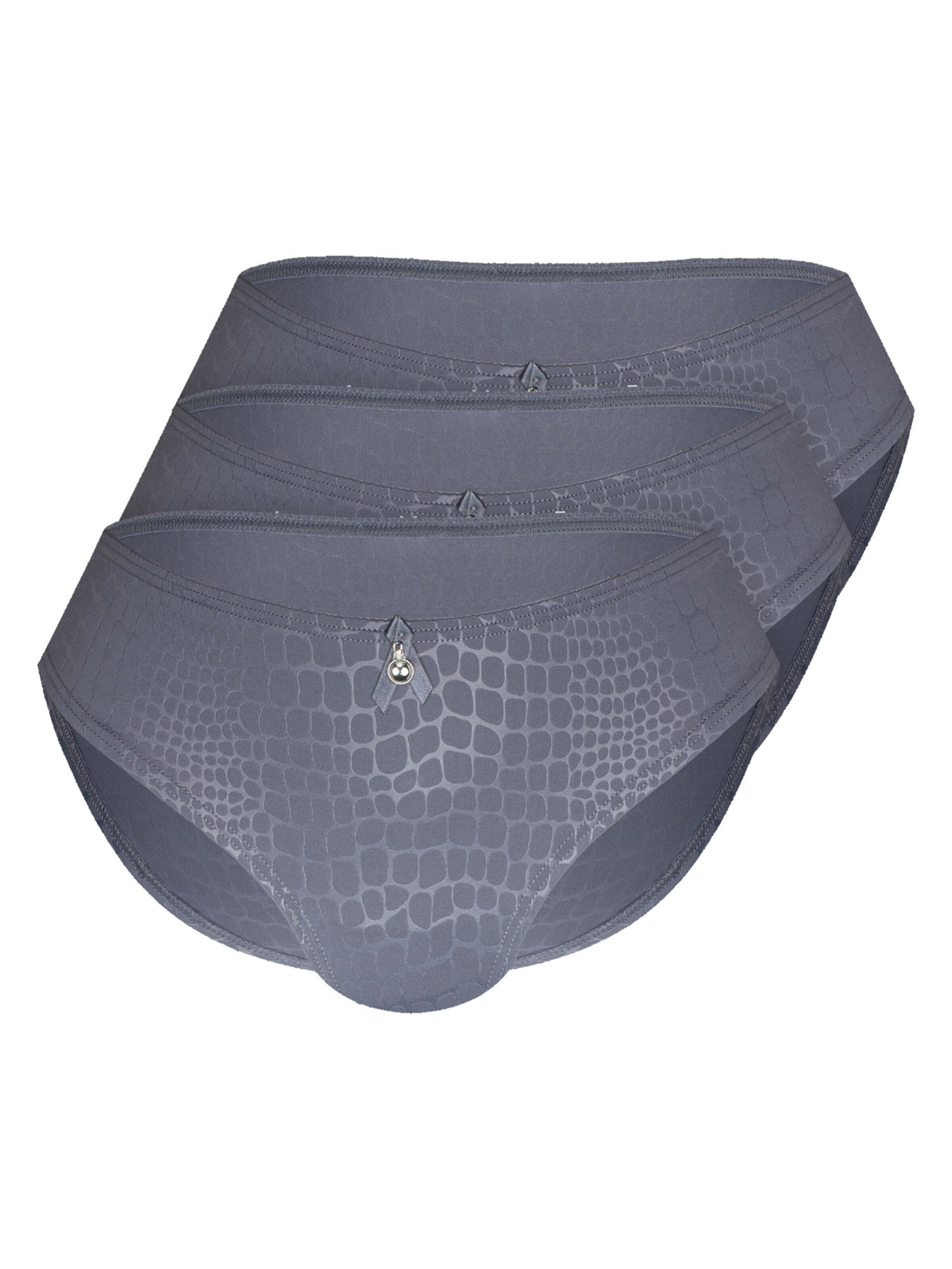 sassa Slip 'Pure Animal'‌‌‌‌ in Grau: Vorderseite
