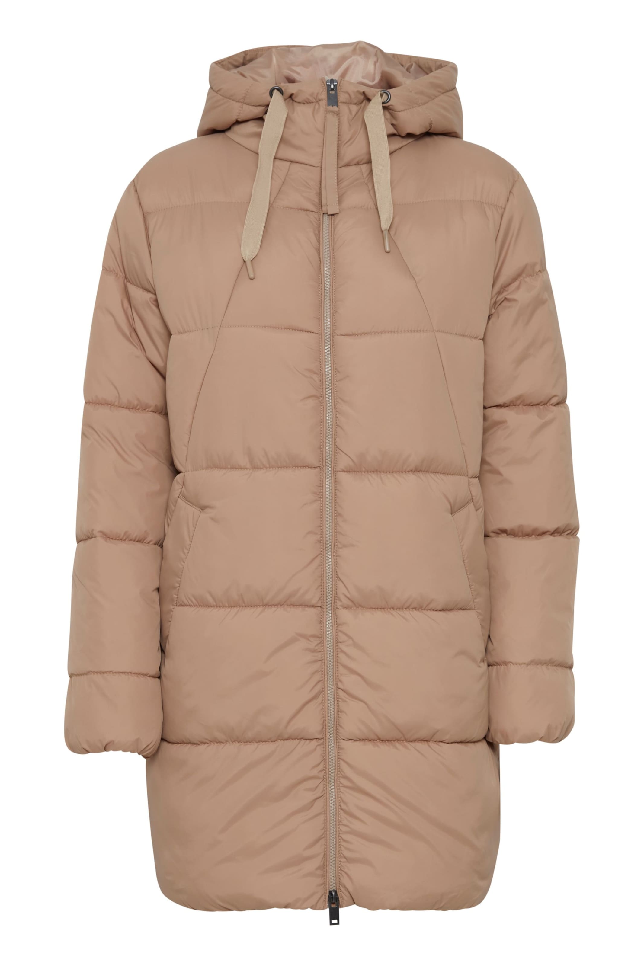 Oxmo Casaco de inverno 'Bodil' em castanho claro, Vista do artigo