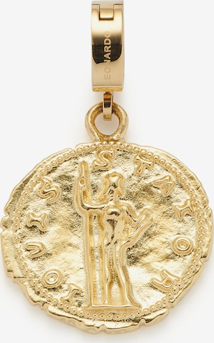 LEONARDO Pendant in Gold: front