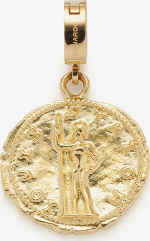 LEONARDO Pendant in Gold: front