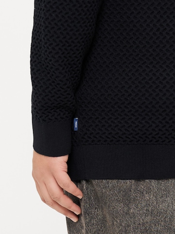 Jack & Jones Plus Πουλόβερ 'JPRBLUBARKLEY' σε μαύρο