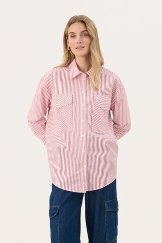 Part Two Bluse 'Parinaz' i rød: forside