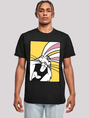 T-Shirt 'Looney Tunes Bugs Bunny Laughing' F4NT4STIC en noir : devant