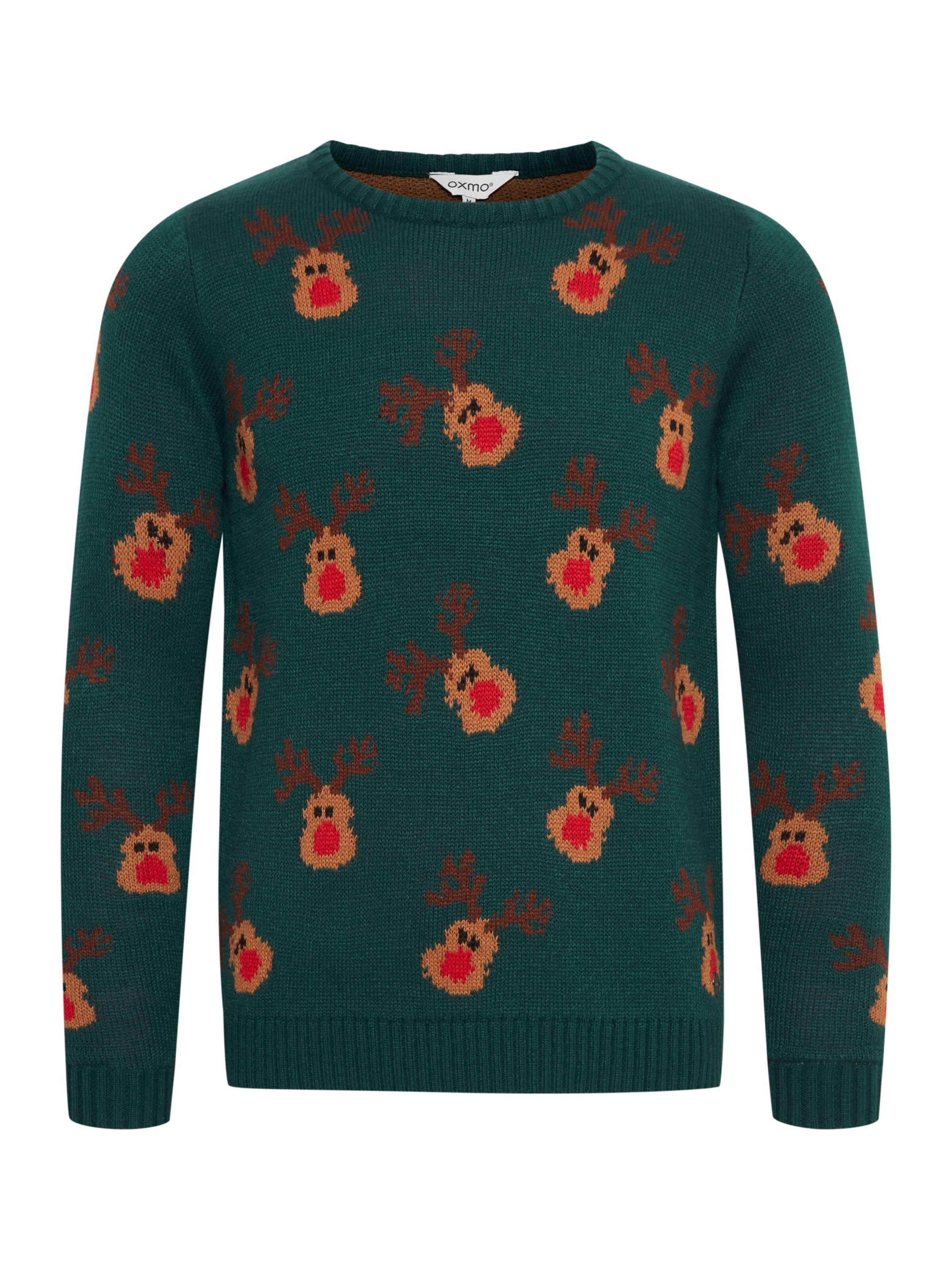 Oxmo Pullover 'OXChristel' in Grün: Vorderseite