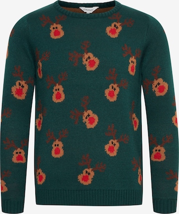 Oxmo Pullover 'OXChristel' in Grün: Vorderseite