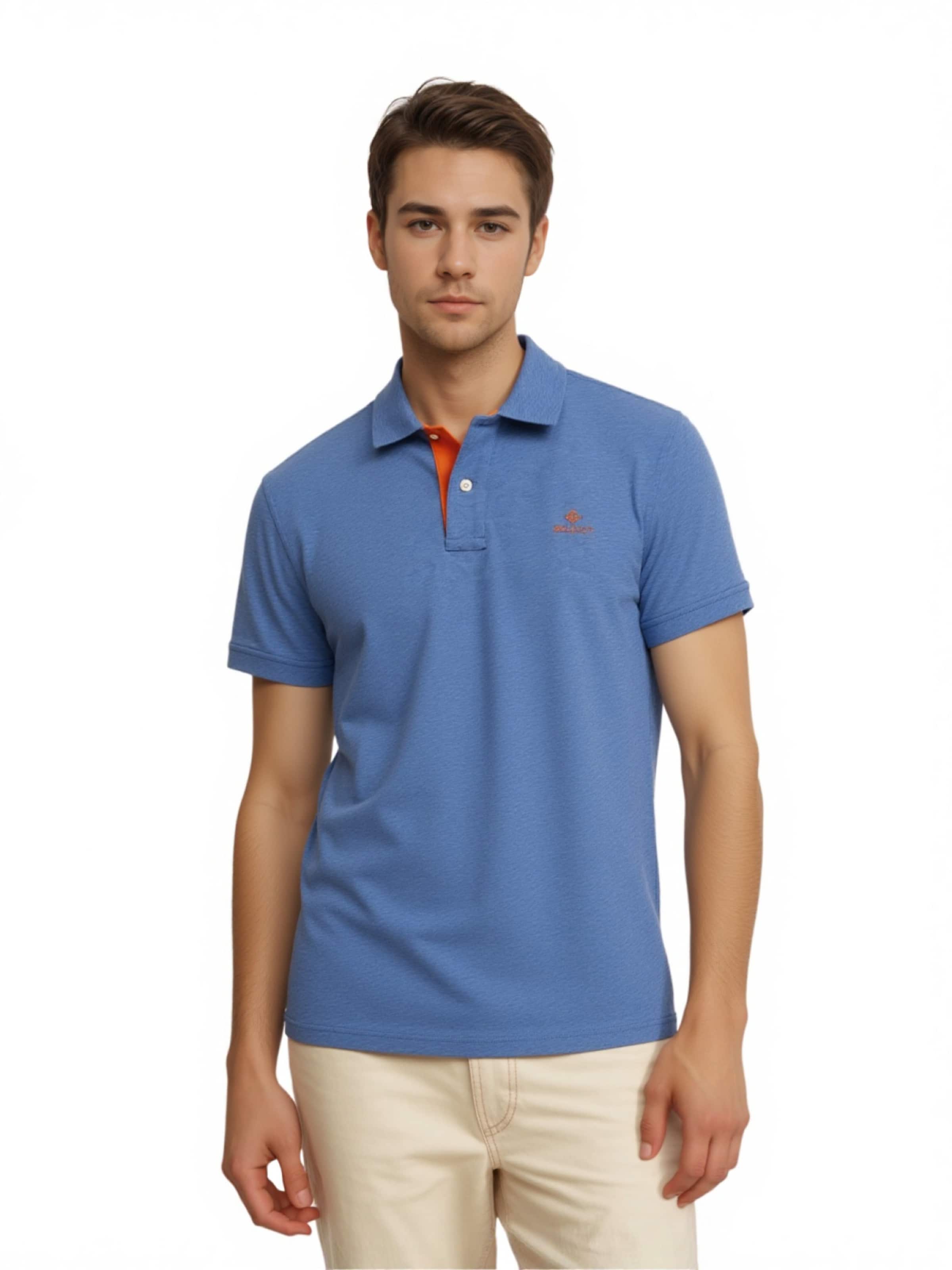 T-Shirt GANT en bleu : devant