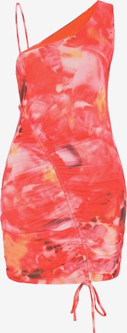 IZIA - Vestido em vermelho: frente