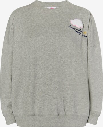 MYMO Sweatshirt 'Biany' in Grey: front