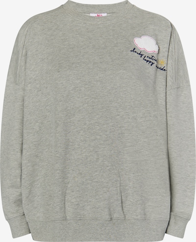 MYMO Sweatshirt 'Biany' in mottled grey / Pink / White, Item view