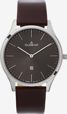 DUGENA Analog Watch in Silver: front