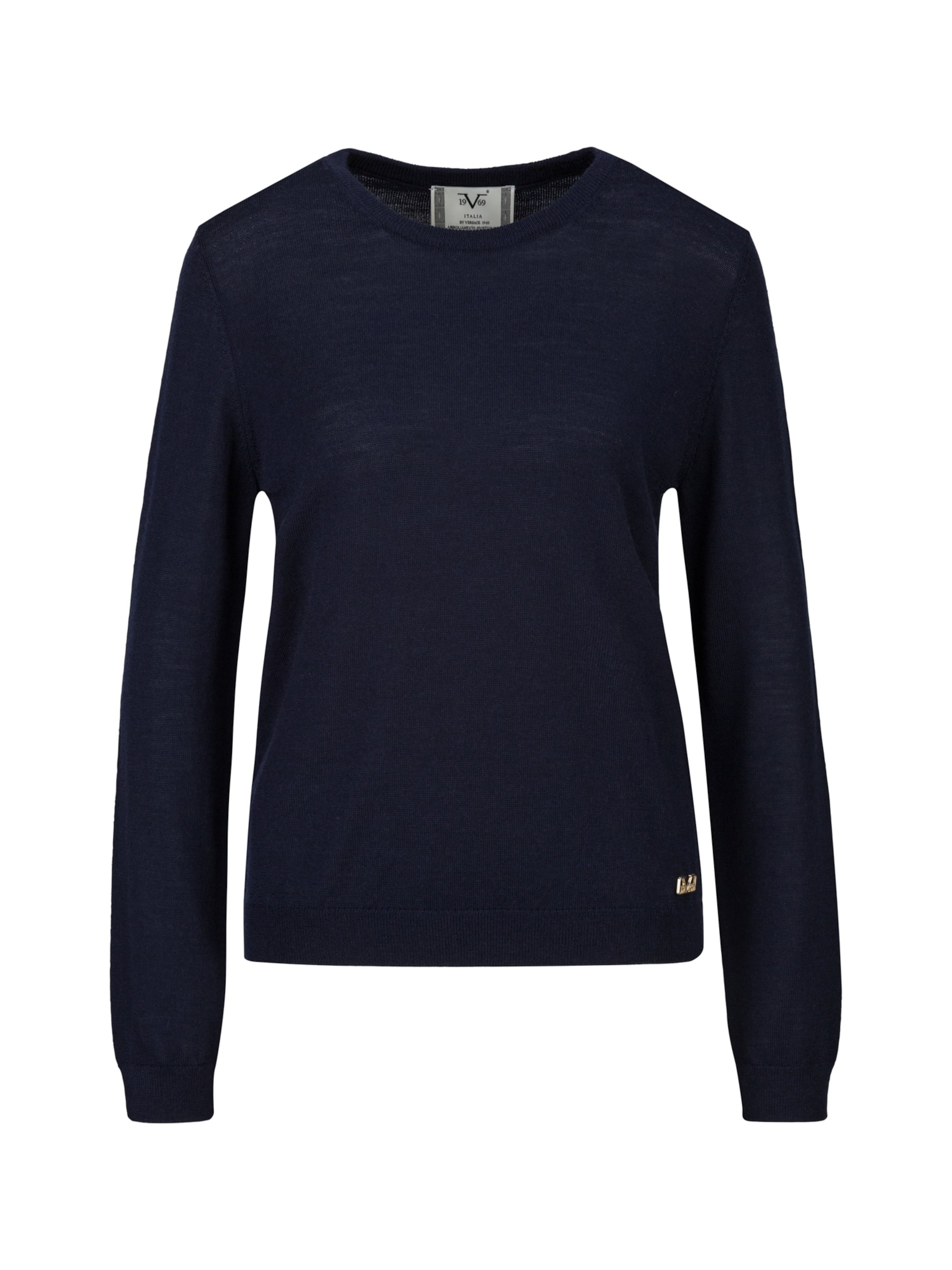 19V69 ITALIA Pullover 'Gina' in Blau: Vorderseite