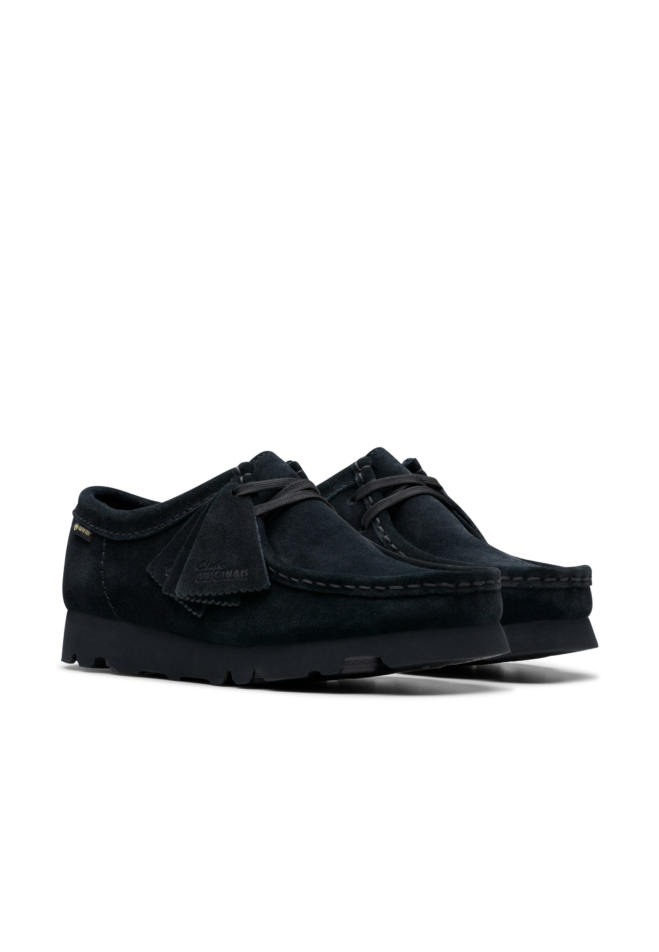 CLARKS Veterschoen 'Wallabee.GTX' in Zwart