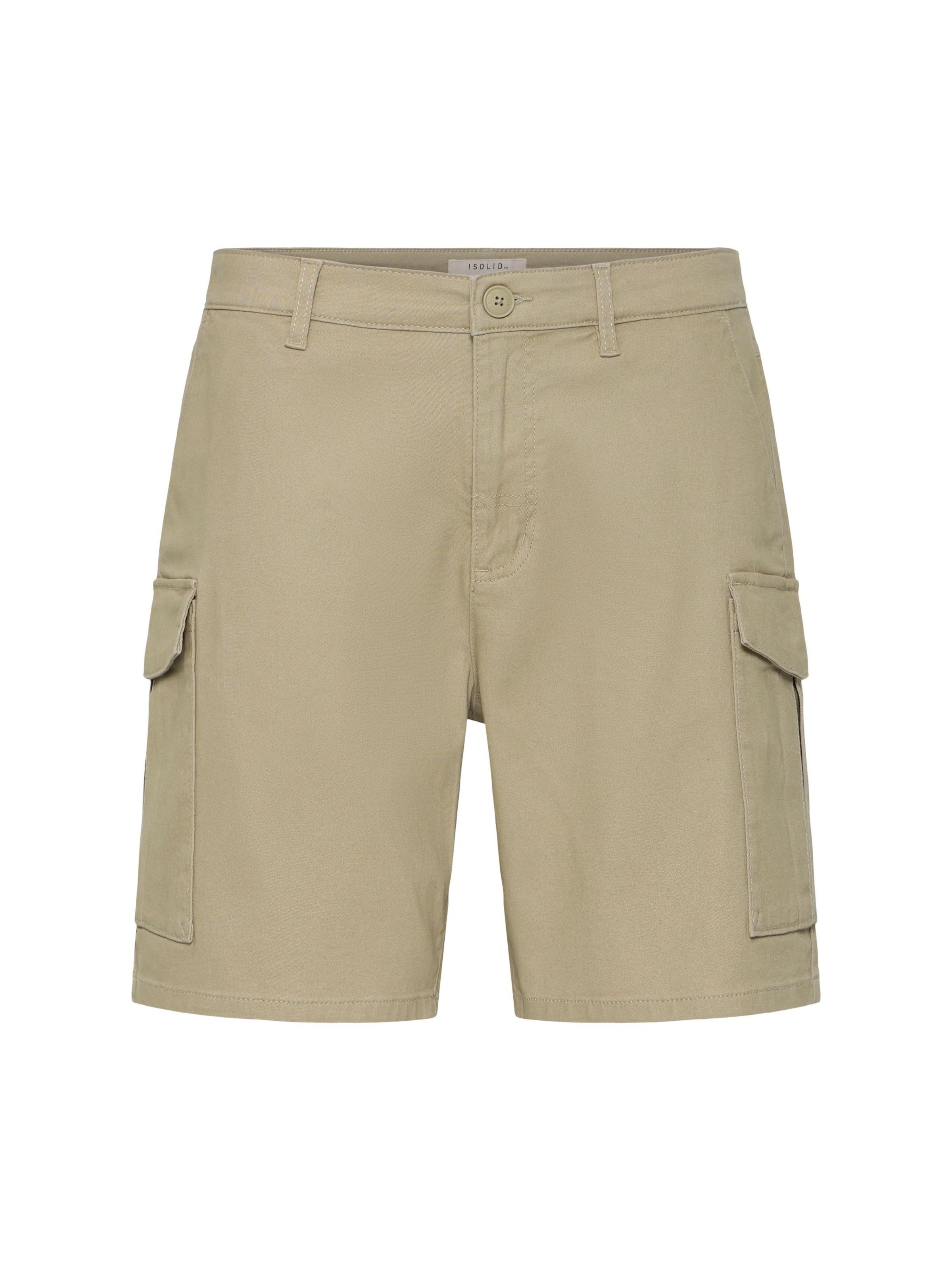 !Solid - Pantalón cargo ' SDMohan Stretch ' en beige: frente