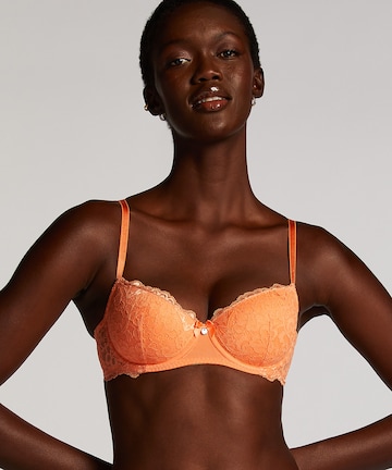 Hunkemöller Balconette Bra in Orange: front