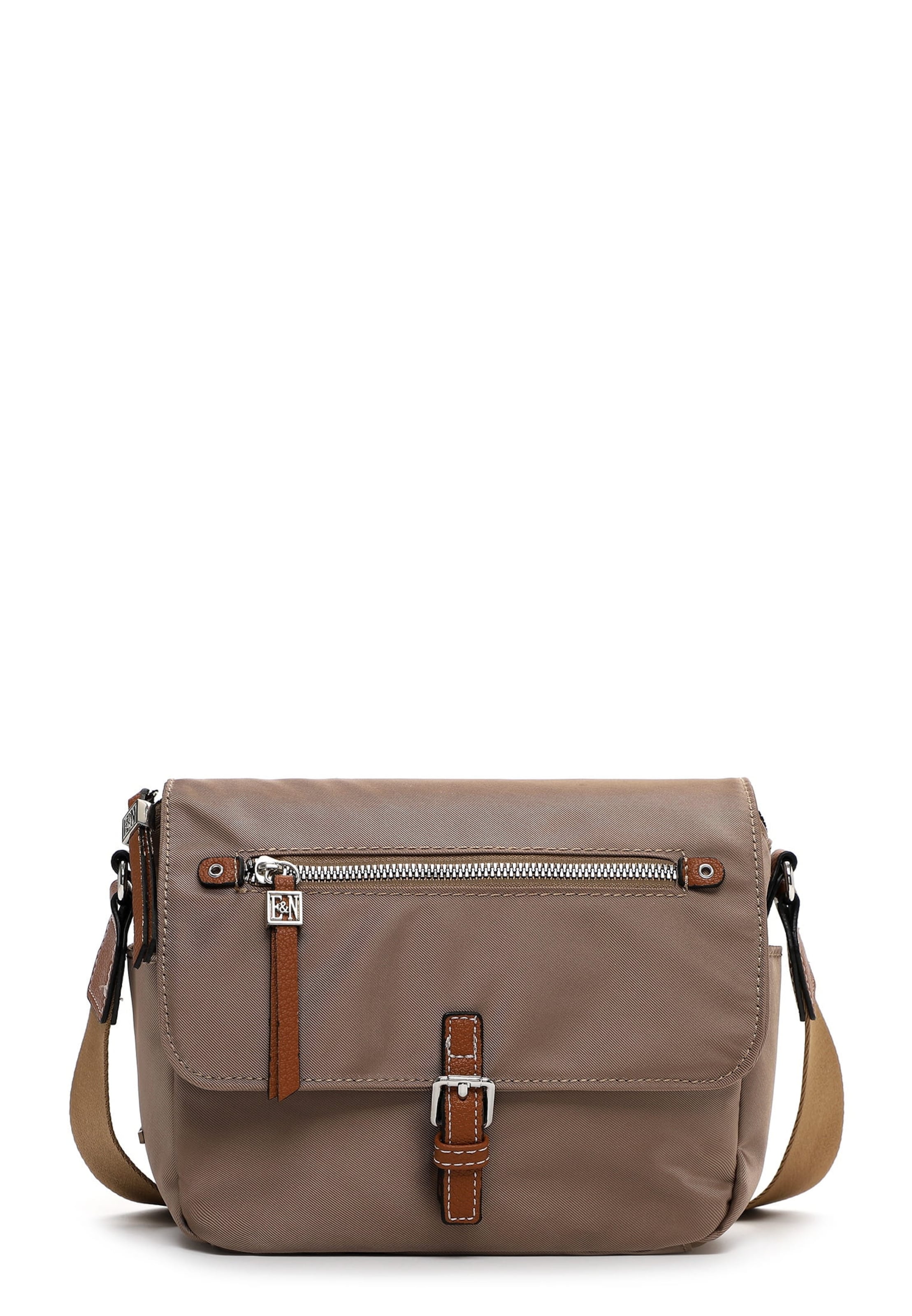 Emily & Noah Skuldertaske i brun: forside