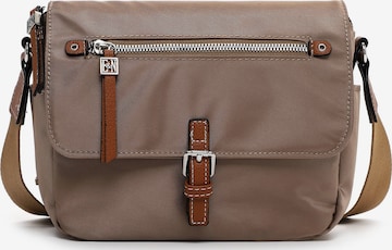 Borsa a tracolla di Emily & Noah in marrone: frontale