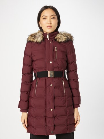 Oasis Winter Jacket in Red: front