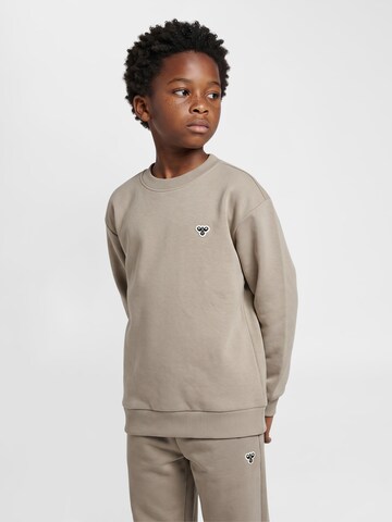 Hummel Sweatshirt in Brown: front