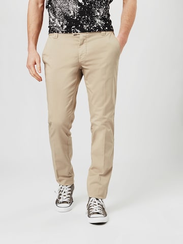 Regular Pantalon chino 'CIWOOD' CINQUE en beige : devant