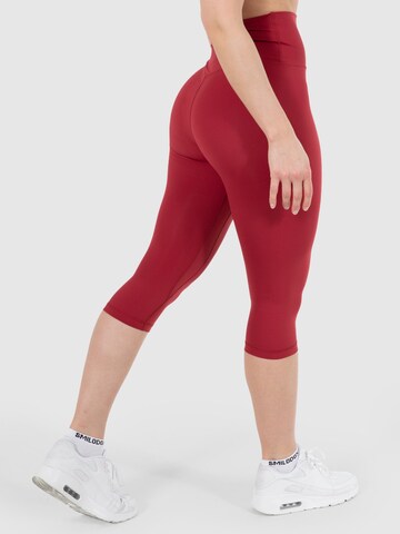 Smilodox Skinny Workout Pants 'Advanced Affectionate' in Red