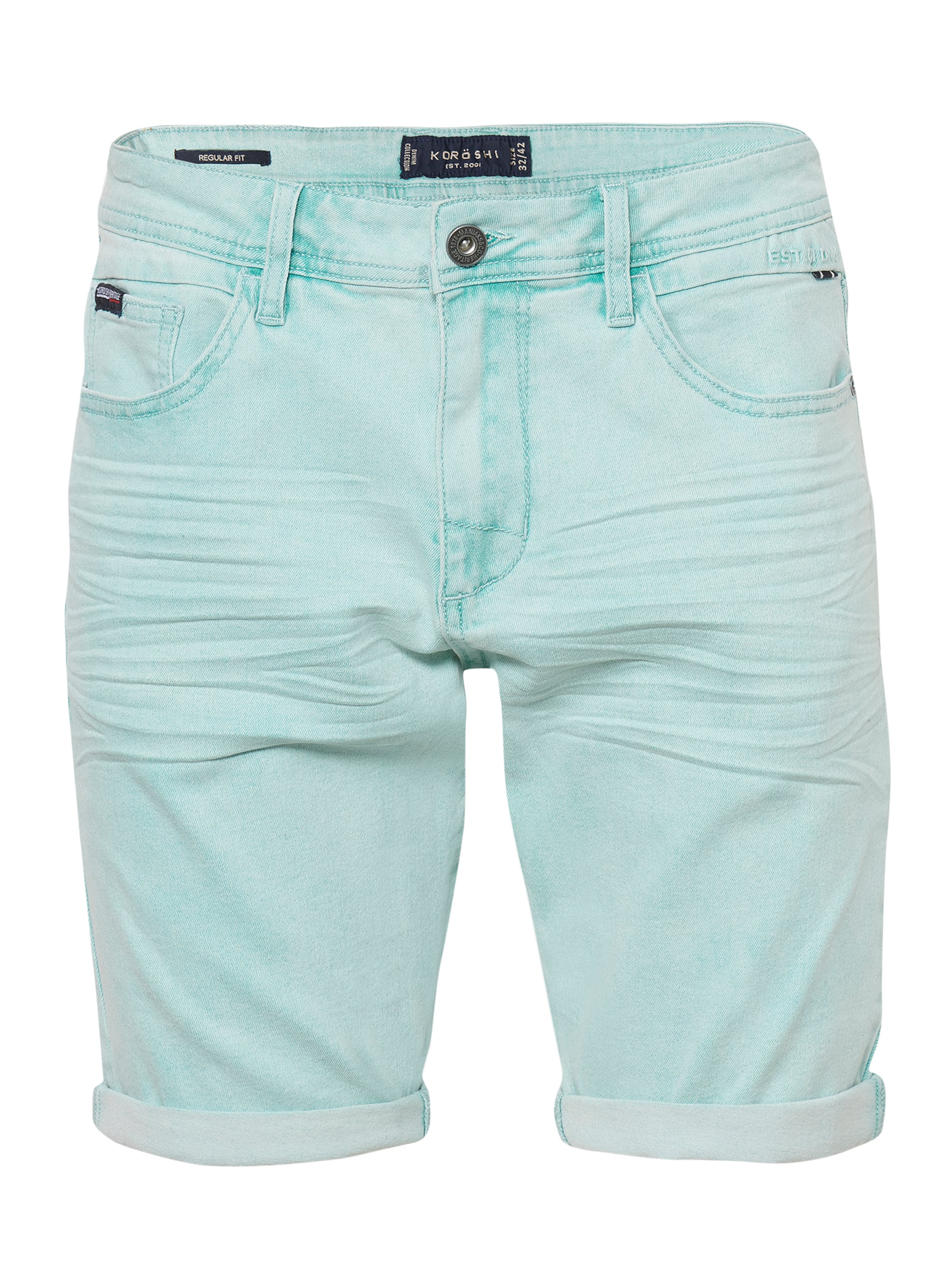 KOROSHI Regular Shorts in Blau: Vorderseite