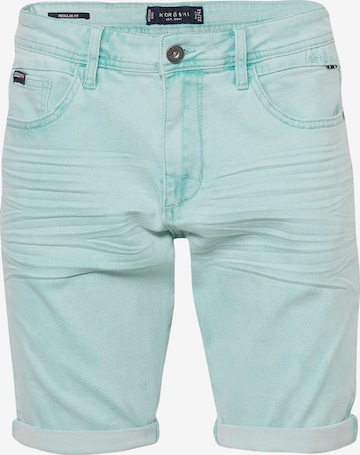 KOROSHI Regular Shorts in Blau: Vorderseite