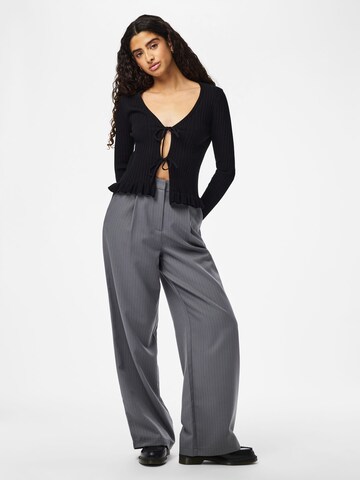 PIECES Gebreid vest 'PCRagnhild' in Zwart