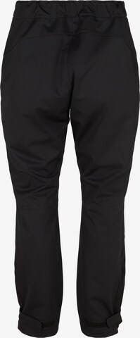 Regular Pantalon fonctionnel 'KALUKA' Zizzi en noir : devant