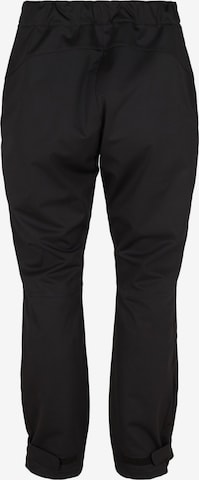 Zizzi Regular Toiminnalliset housut 'KALUKA' värissä musta: edessä